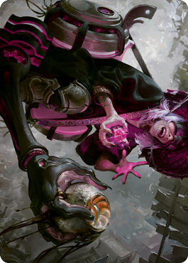 Undercity Scrounger Art Card [Kamigawa: Neon Dynasty Art Series] | Good Games North