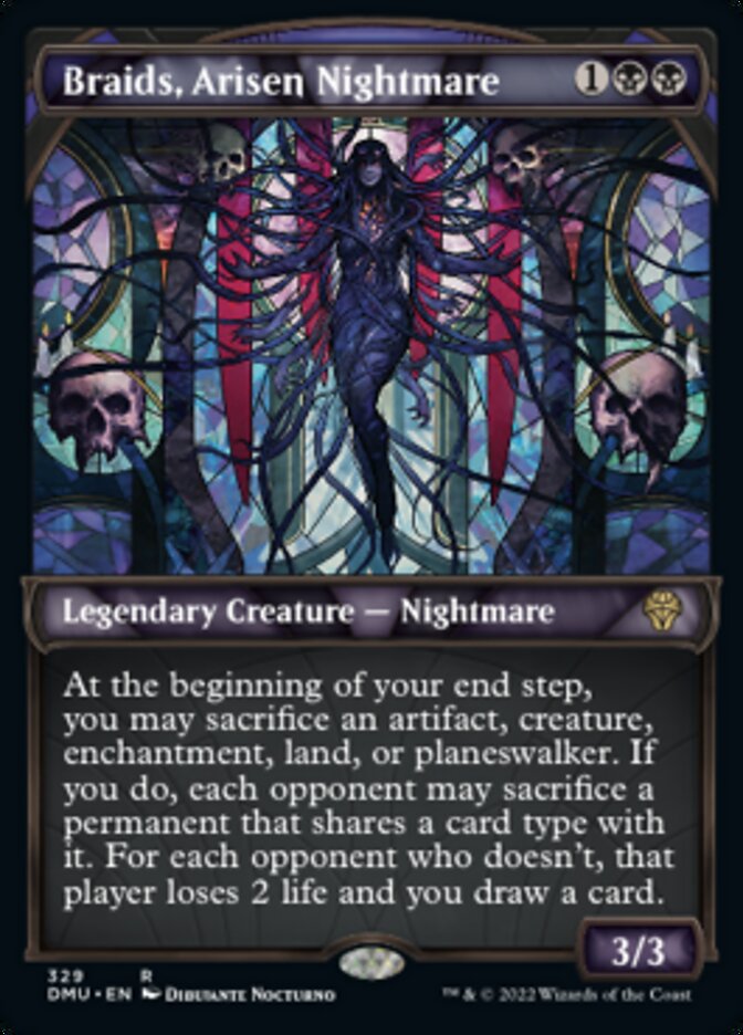 Braids, Arisen Nightmare (Showcase Textured) [Dominaria United] | Good Games North