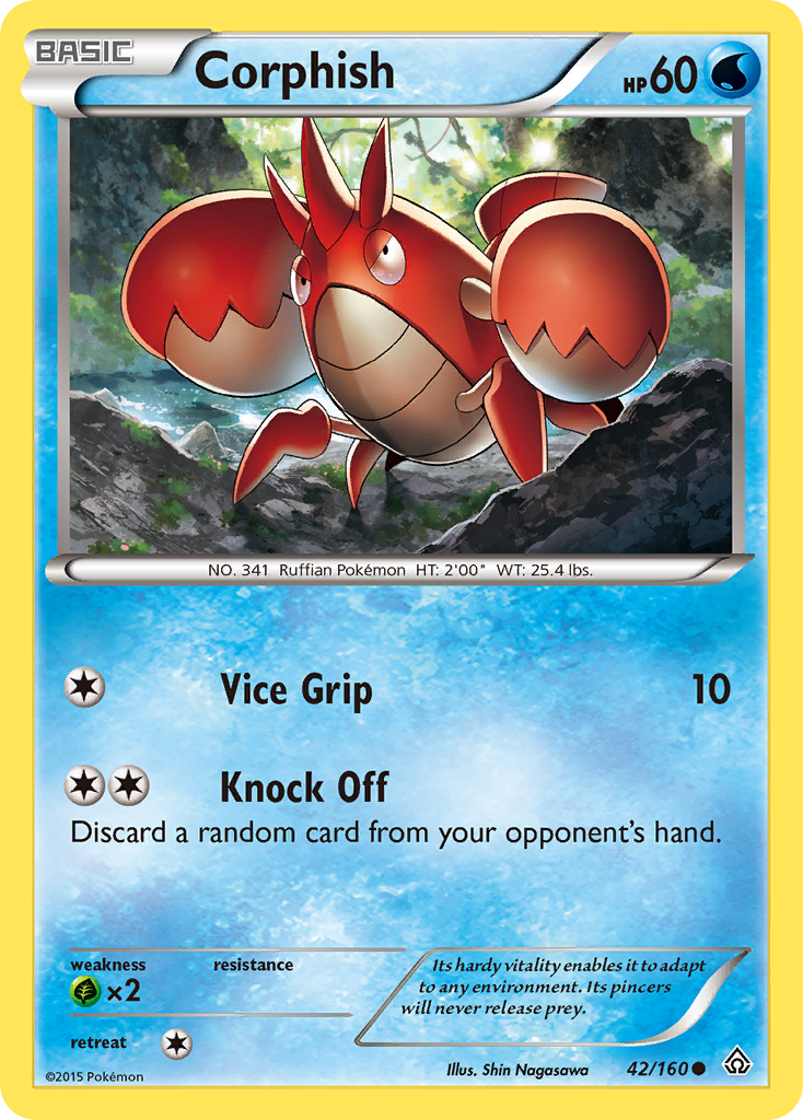 Corphish (42/160) [XY: Primal Clash] | Good Games North