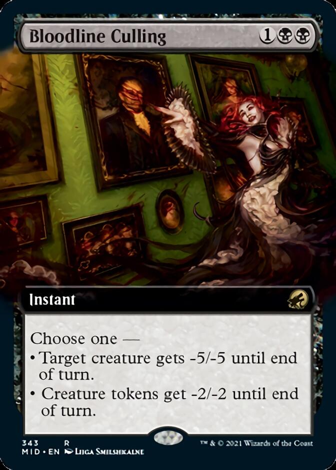 Bloodline Culling (Extended) [Innistrad: Midnight Hunt] | Good Games North