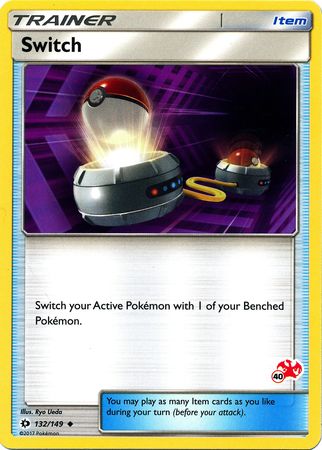 Switch (132/149) (Charizard Stamp #40) [Battle Academy 2020] | Good Games North