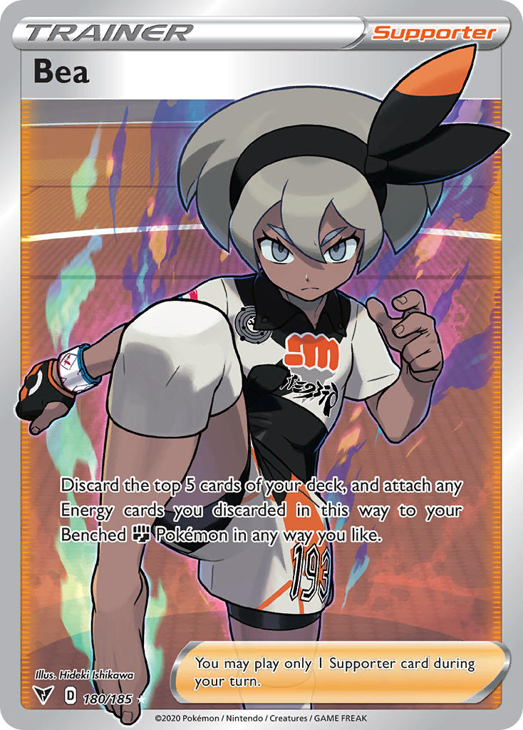 Bea (180/185) [Sword & Shield: Vivid Voltage] | Good Games North