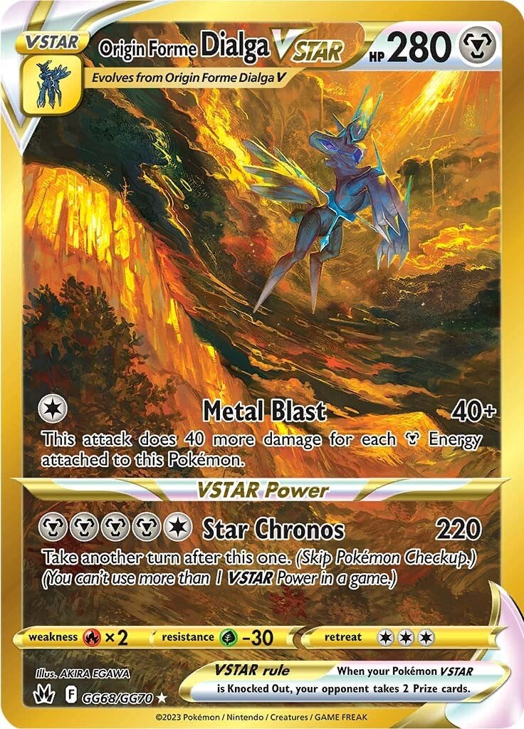 Origin Forme Dialga VSTAR (GG68/GG70) (Secret) [Sword & Shield: Crown Zenith] | Good Games North