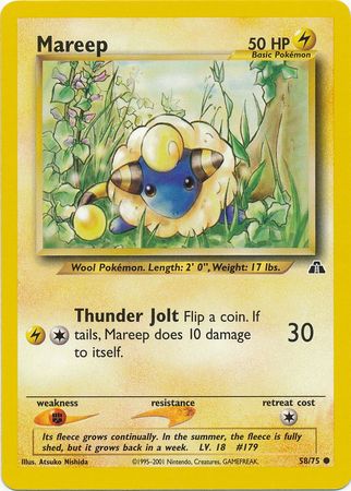 Mareep (58/75) [Neo Discovery Unlimited] | Good Games North