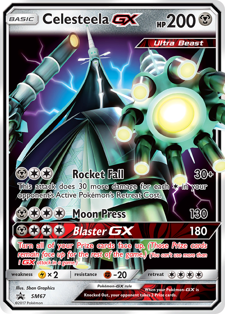 Celesteela GX (SM67) [Sun & Moon: Black Star Promos] | Good Games North