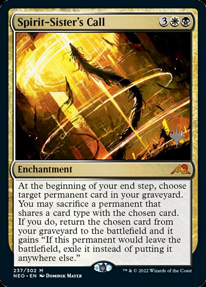 Spirit-Sister's Call (Promo Pack) [Kamigawa: Neon Dynasty Promos] | Good Games North