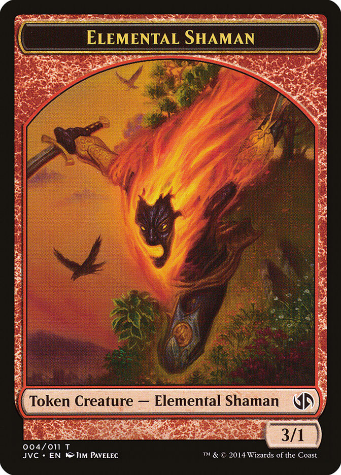 Elemental Shaman Token (Jace vs. Chandra) [Duel Decks Anthology Tokens] | Good Games North
