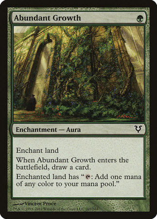 Abundant Growth [Avacyn Restored] | Good Games North