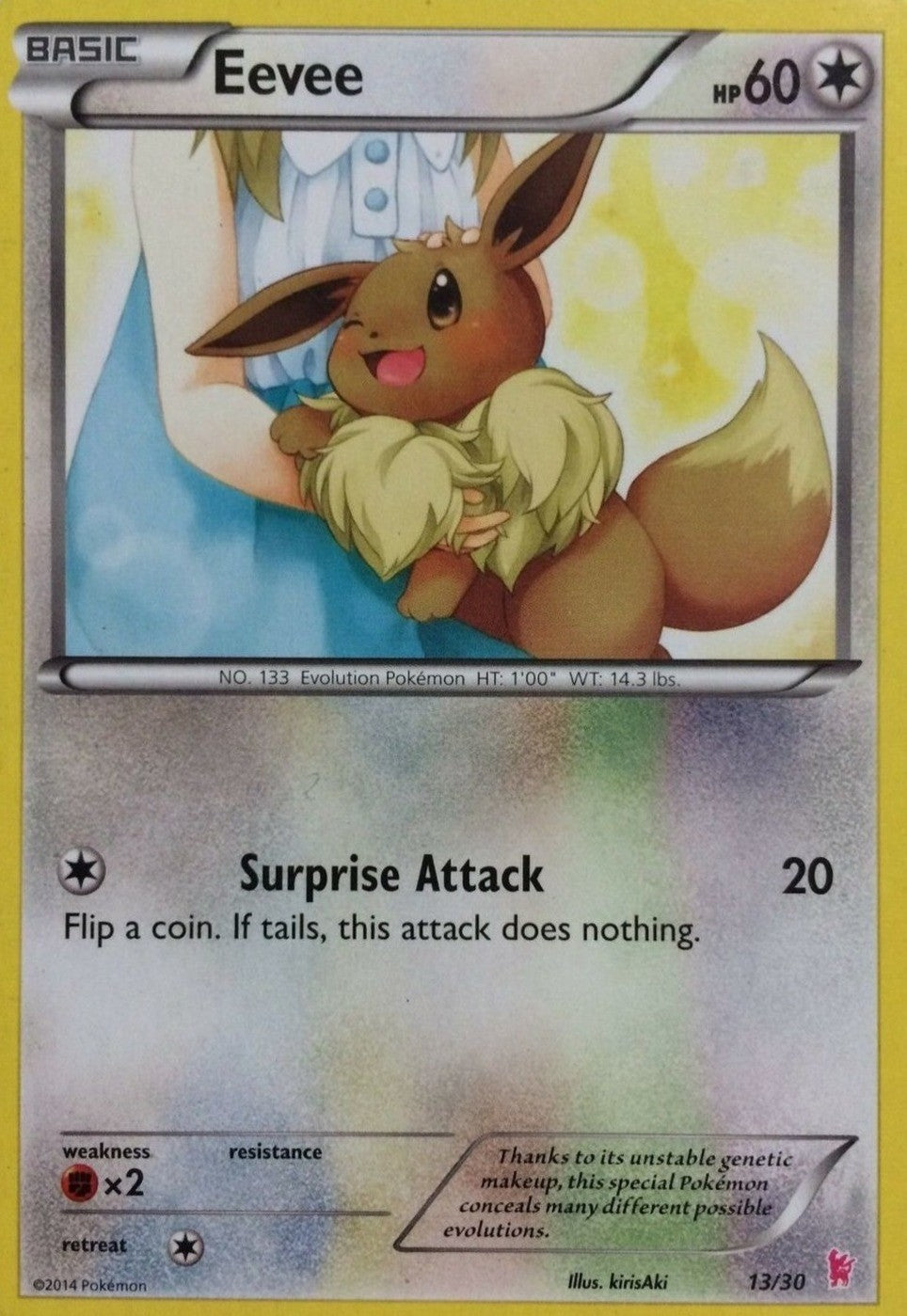 Eevee (13/30) [XY: Trainer Kit - Sylveon] | Good Games North
