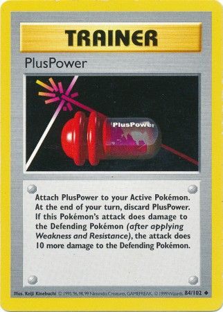 PlusPower (84/102) [Base Set Shadowless Unlimited] | Good Games North