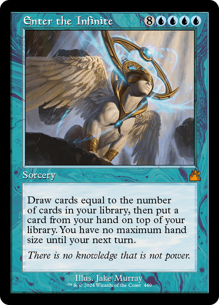 Enter the Infinite (Retro Frame) [Ravnica Remastered] | Good Games North