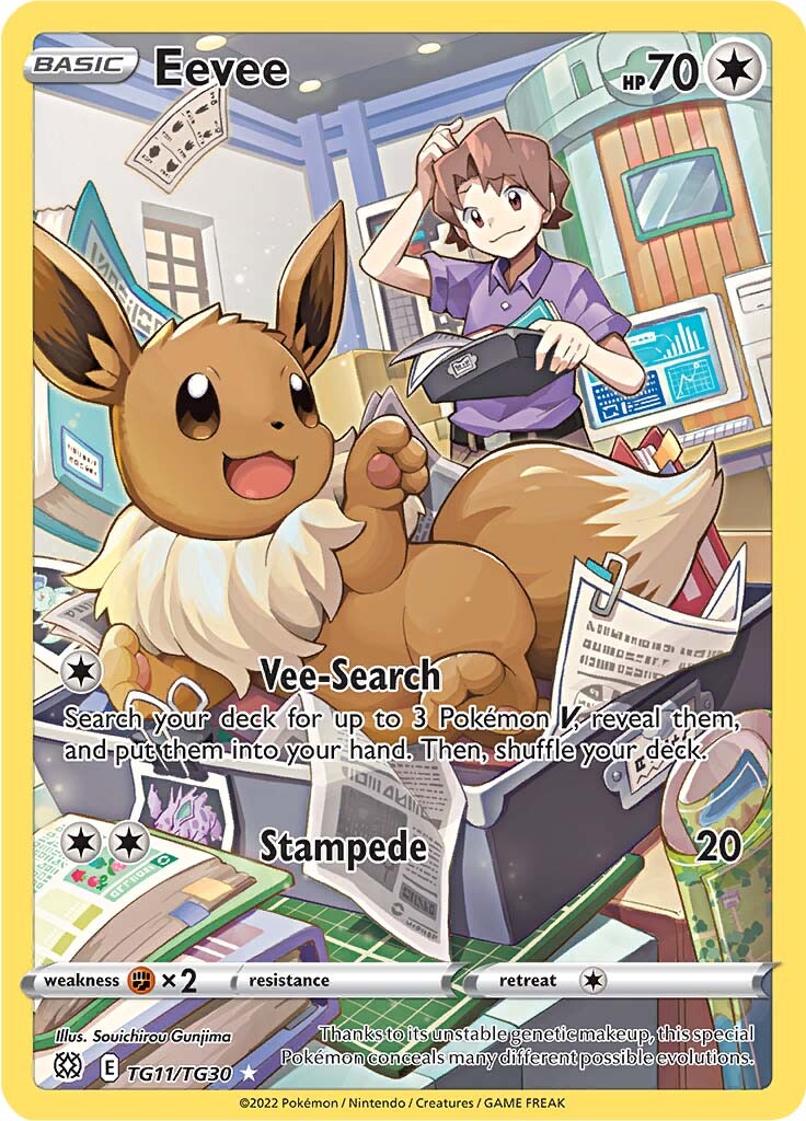 Eevee (TG11/TG30) [Sword & Shield: Brilliant Stars] | Good Games North