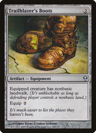 Trailblazer's Boots [Zendikar] | Good Games North