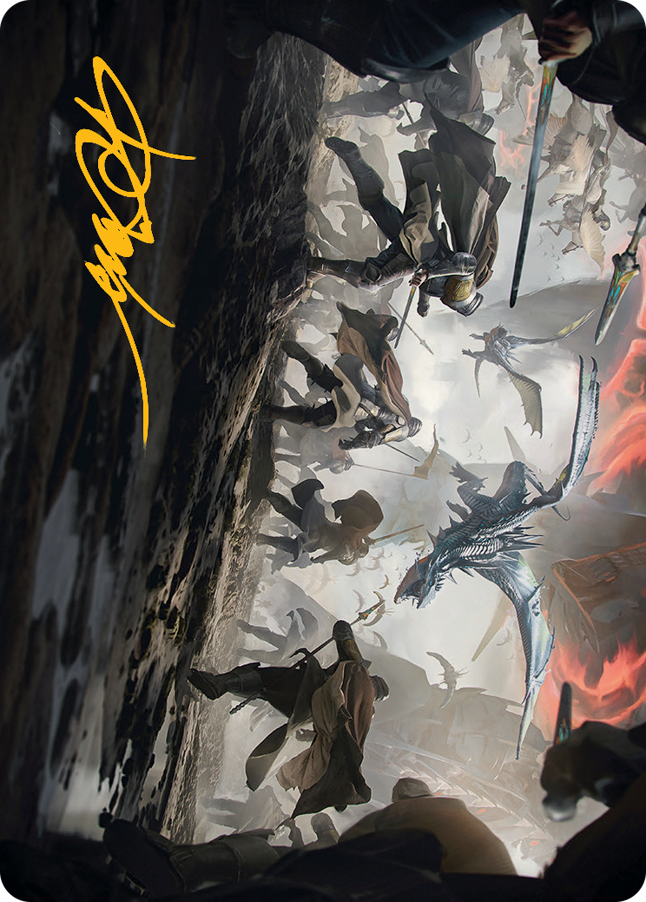 Invasion of Dominaria Art Card (Gold-Stamped Signature) [March of the Machine Art Series] | Good Games North