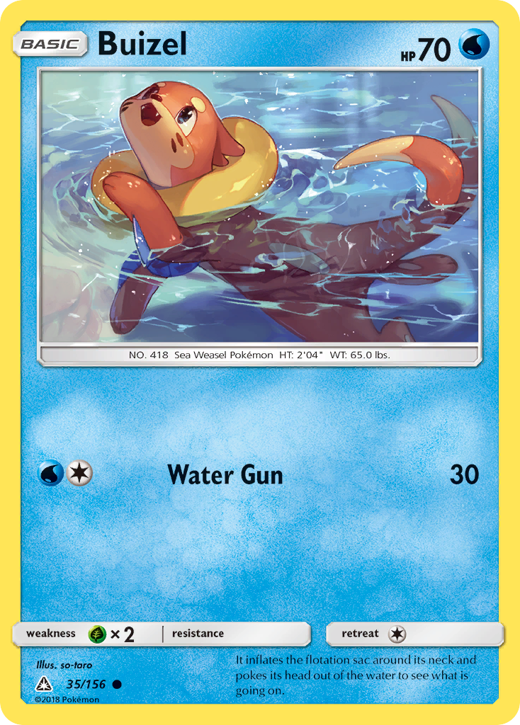 Buizel (35/156) [Sun & Moon: Ultra Prism] | Good Games North