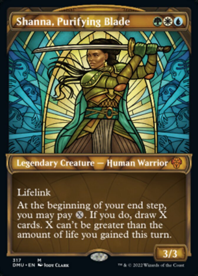 Shanna, Purifying Blade (Showcase) [Dominaria United] | Good Games North