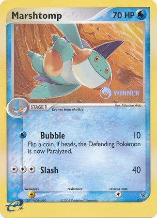Marshtomp (011) (Jumbo Card) [Nintendo: Black Star Promos] | Good Games North