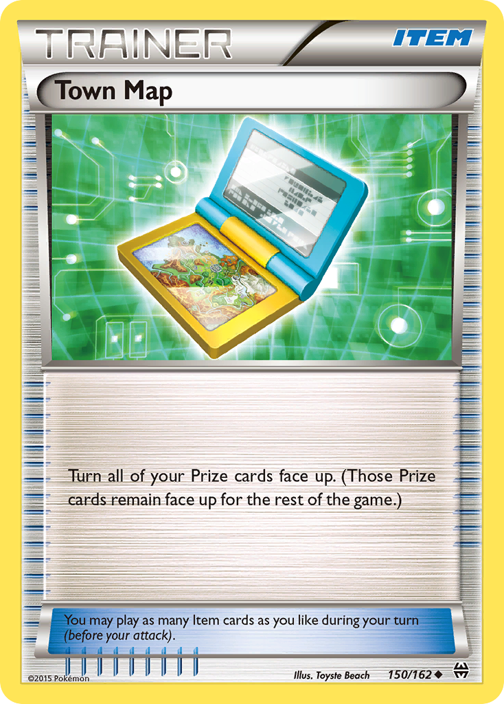 Town Map (150/162) [XY: BREAKthrough] | Good Games North