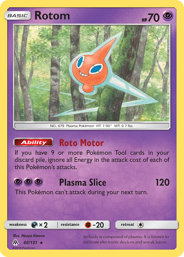 Rotom (40/131) [Sun & Moon: Forbidden Light] | Good Games North