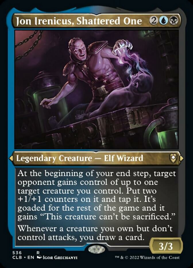 Jon Irenicus, Shattered One (Foil Etched) [Commander Legends: Battle for Baldur's Gate] | Good Games North