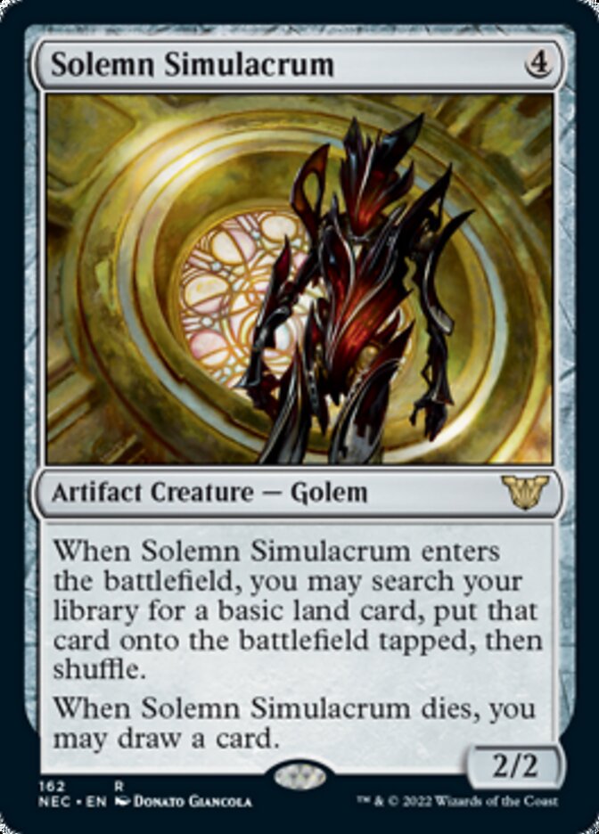 Solemn Simulacrum [Kamigawa: Neon Dynasty Commander] | Good Games North