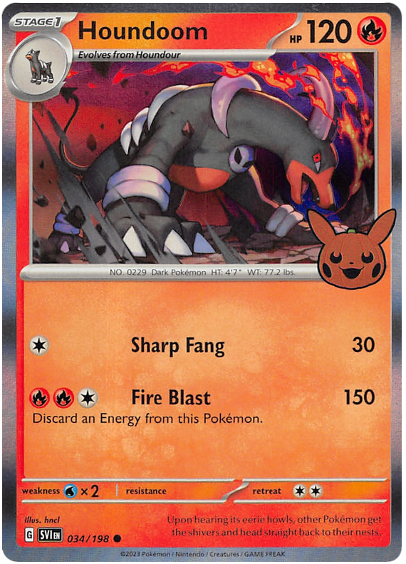 Houndoom (034/198) [Trick or Trade 2023] | Good Games North