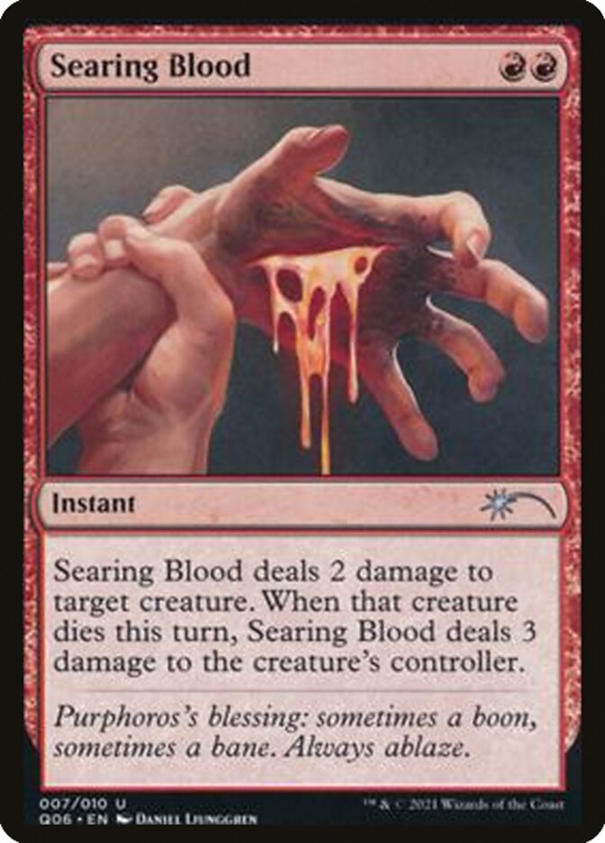 Searing Blood [Pioneer Challenger Decks 2021] | Good Games North