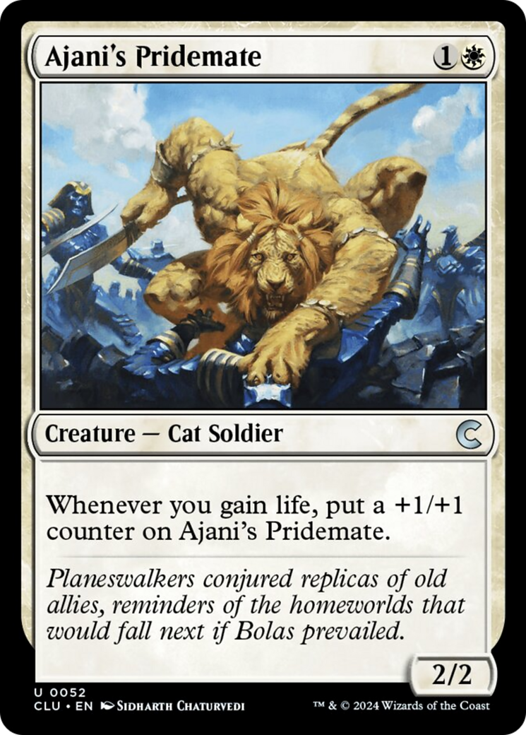 Ajani's Pridemate [Ravnica: Clue Edition] | Good Games North