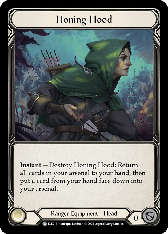 Honing Hood [ELE214] (Tales of Aria)  1st Edition Cold Foil | Good Games North
