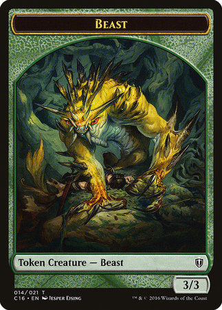 Beast // Ogre Double-sided Token [Commander 2016 Tokens] | Good Games North