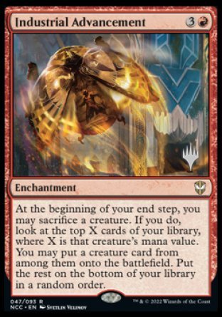 Industrial Advancement (Promo Pack) [Streets of New Capenna Commander Promos] | Good Games North