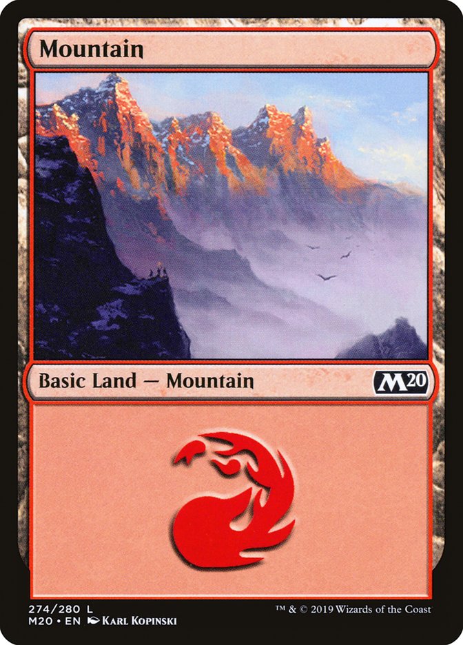 Mountain (#274) [Core Set 2020] | Good Games North