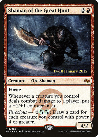 Shaman of the Great Hunt [Fate Reforged Promos] | Good Games North