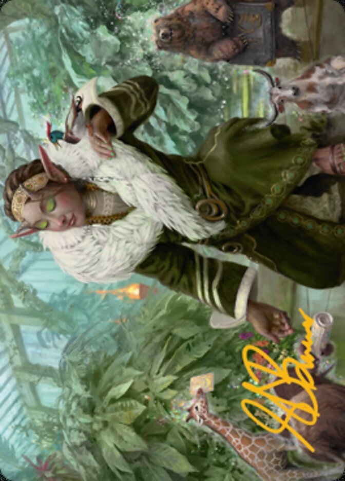 Rumor Gatherer Art Card (Gold-Stamped Signature) [Streets of New Capenna Art Series] | Good Games North