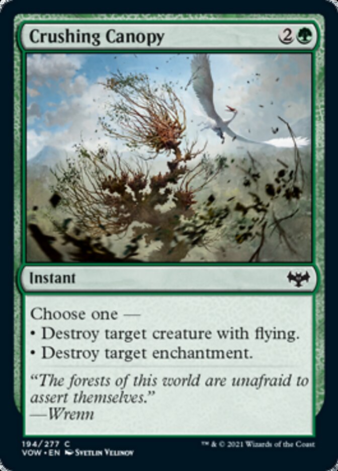 Crushing Canopy [Innistrad: Crimson Vow] | Good Games North