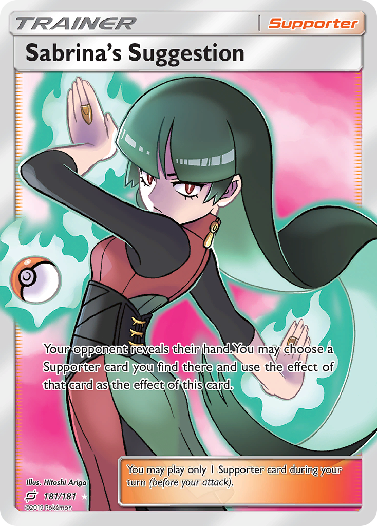 Sabrina's Suggestion (181/181) [Sun & Moon: Team Up] | Good Games North