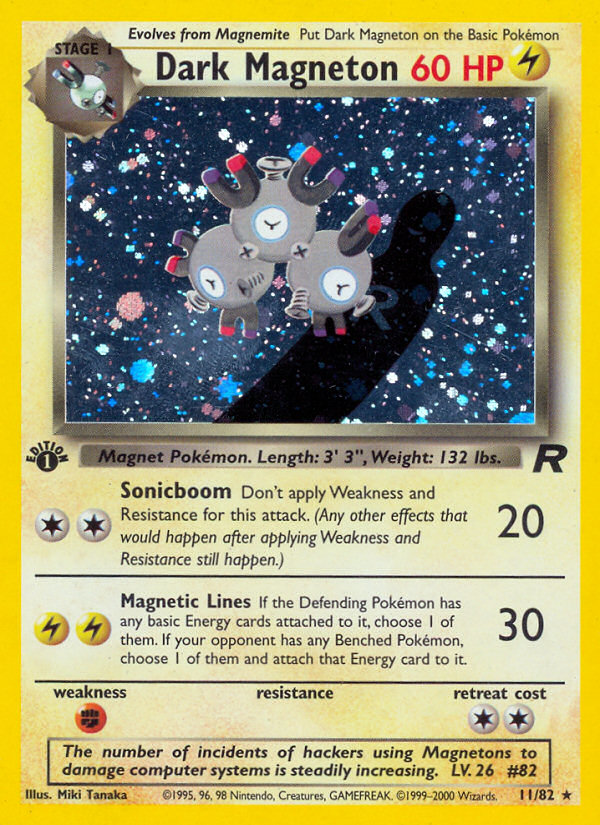 Dark Magneton (11/82) [Team Rocket 1st Edition] | Good Games North