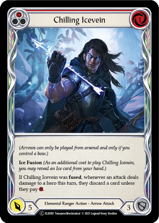 Chilling Icevein (Red) [U-ELE050] Unlimited Normal | Good Games North