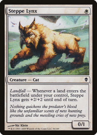 Steppe Lynx [Zendikar] | Good Games North