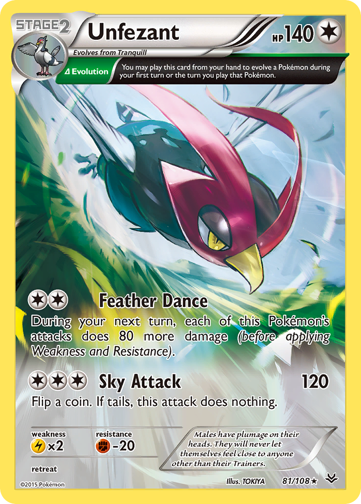 Unfezant (81/108) [XY: Roaring Skies] | Good Games North