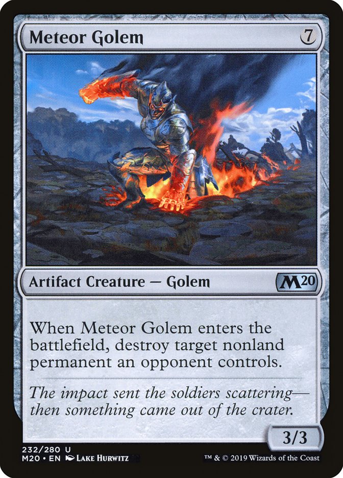 Meteor Golem [Core Set 2020] | Good Games North