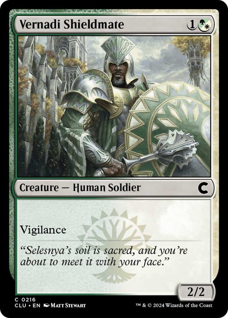 Vernadi Shieldmate [Ravnica: Clue Edition] | Good Games North