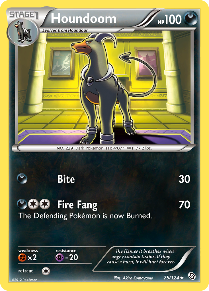Houndoom (75/124) [Black & White: Dragons Exalted] | Good Games North