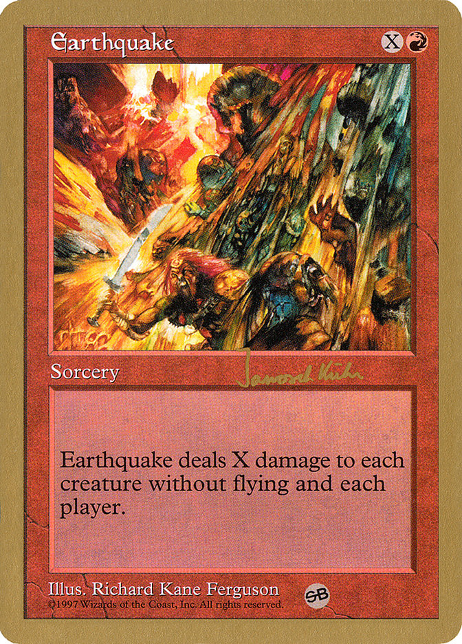 Earthquake (Janosch Kuhn) (SB) [World Championship Decks 1997] | Good Games North
