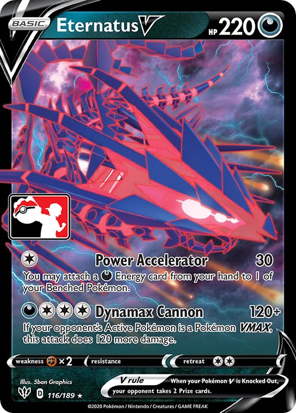 Eternatus V (116/189) [Prize Pack Series One] | Good Games North