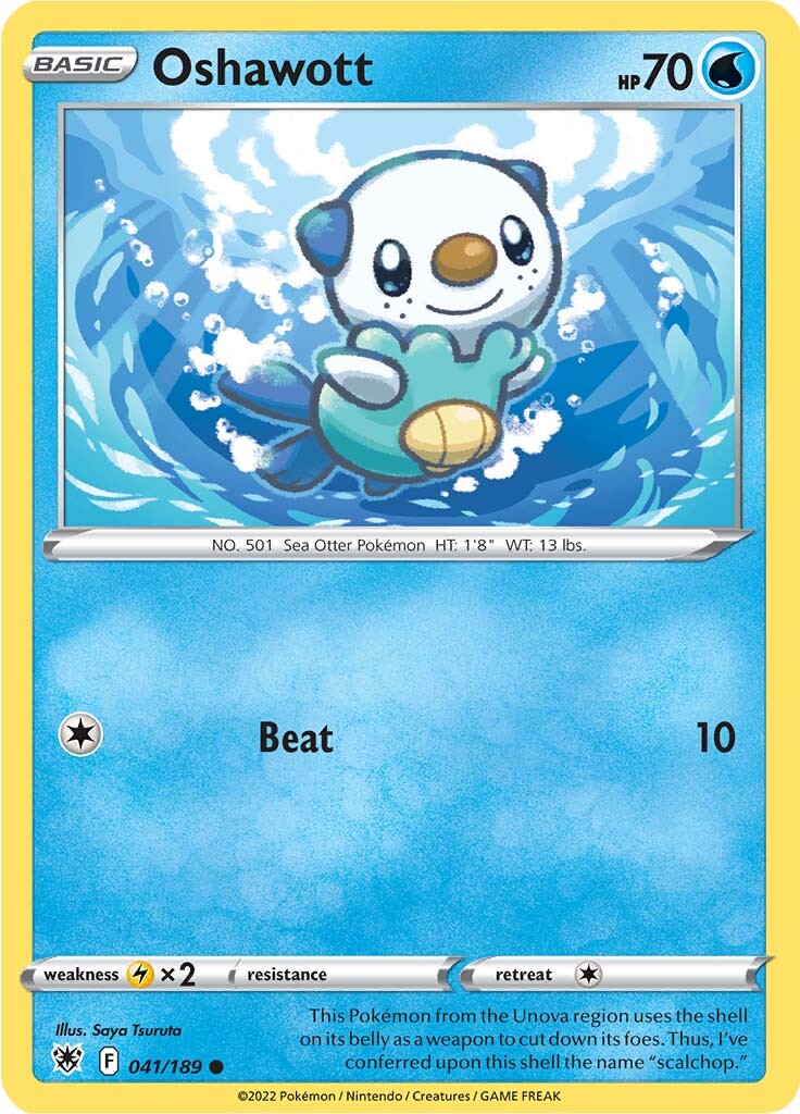 Oshawott (041/189) [Sword & Shield: Astral Radiance] | Good Games North