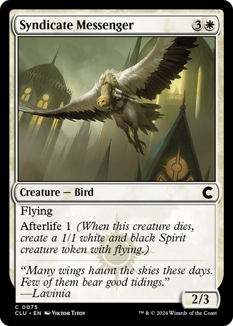 Syndicate Messenger [Ravnica: Clue Edition] | Good Games North