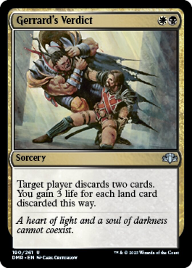 Gerrard's Verdict [Dominaria Remastered] | Good Games North