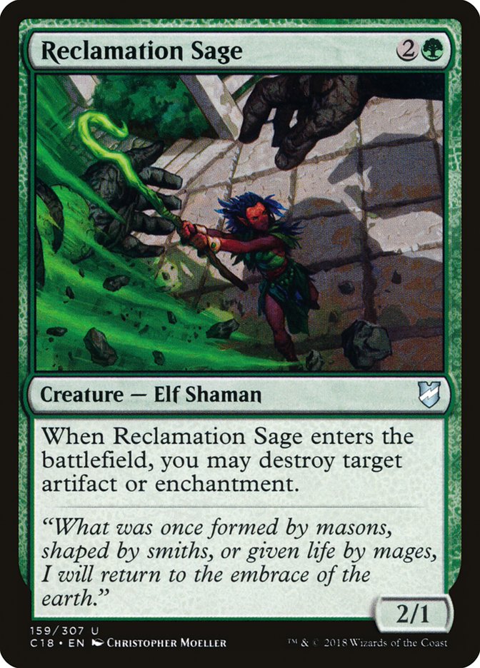 Reclamation Sage [Commander 2018] | Good Games North