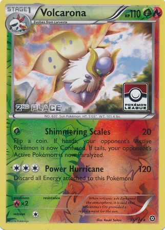 Volcarona (15/114) (League Promo 2nd Place) [XY: Steam Siege] | Good Games North